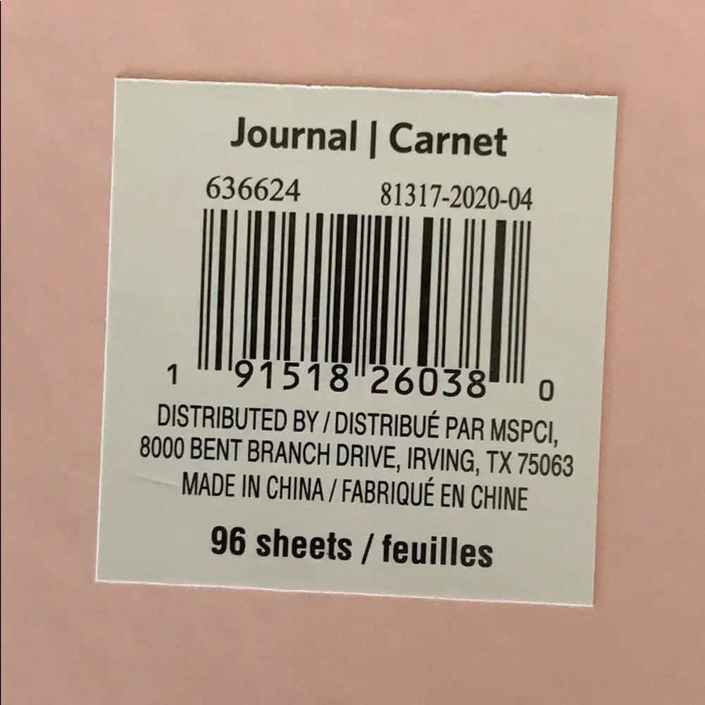 Carnet Stay Curious Cat Pink 96 Page Lined Journal